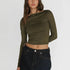 Long Sleeve T Shirt Women Autumn Winter Y2k Crop Top Casual Slim Fit Pullovers Solid O Neck T-shirts Streetwear Female Basic Tee